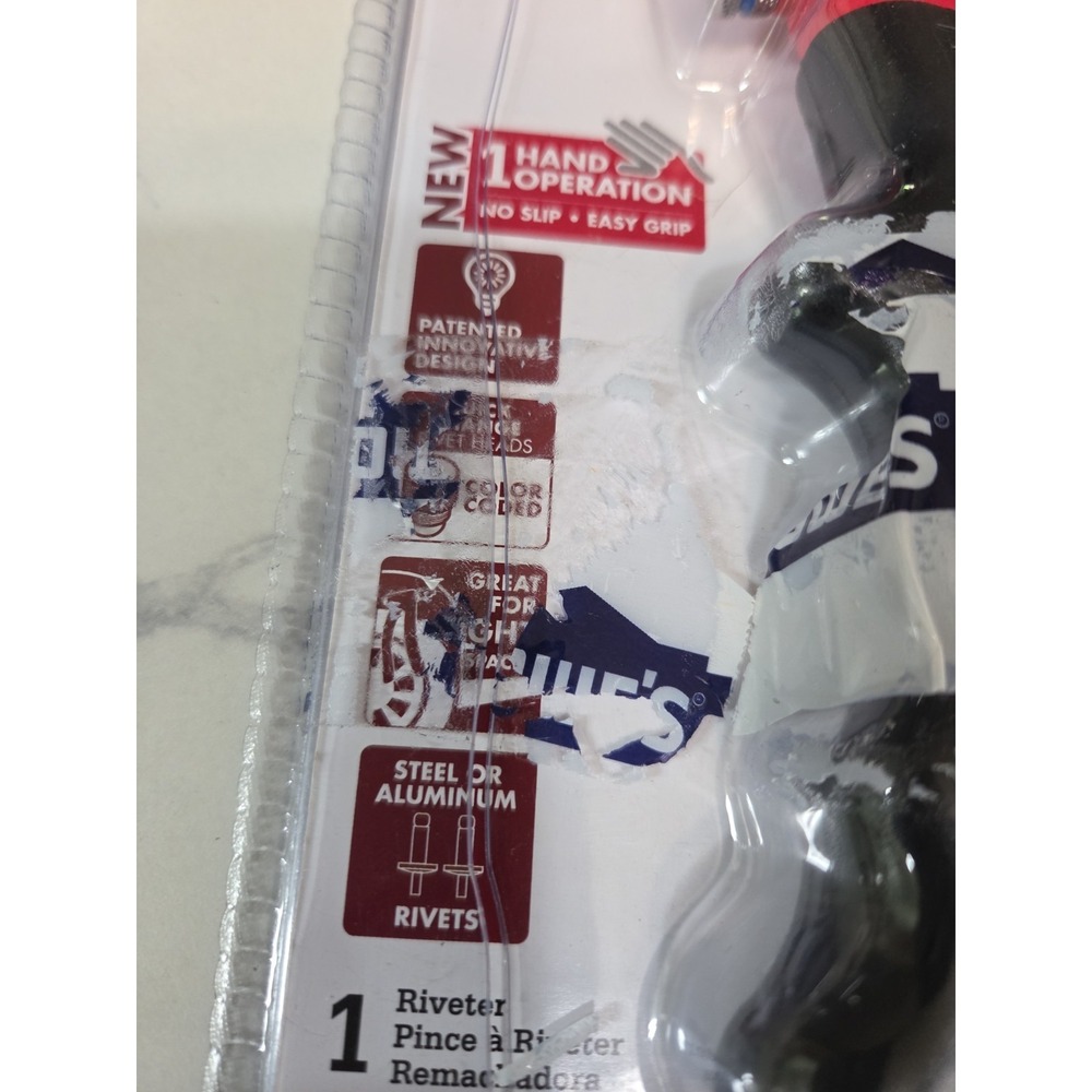 Arrow One Handed Riveter Tool Quick Change Color Coded Rivet Heads Model RT188M - Picture 2 of 7